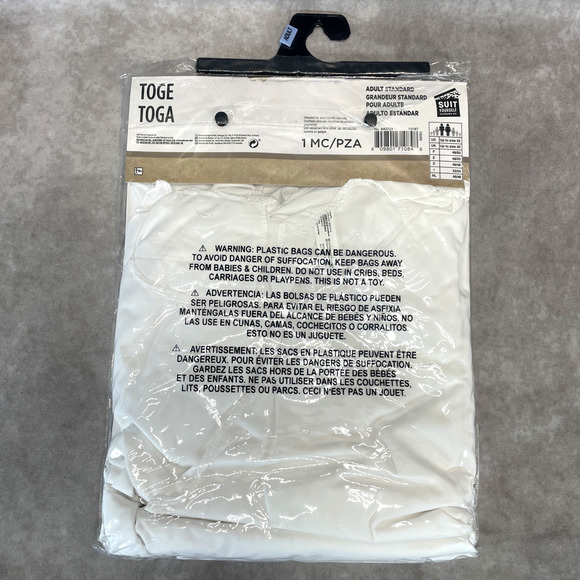 Gods & Goddesses White Toga & Accessory Lot Adult Unisex Halloween Costume 1 Sz - Picture 2 of 8